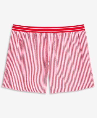 Women's Striped Boxer-Style Shorts
