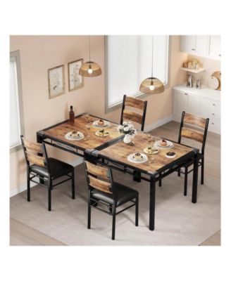 Kitchen Table Home Dining Table Set For 2 Wood Kitchen Table for Dining Room, Home Office, Living Room