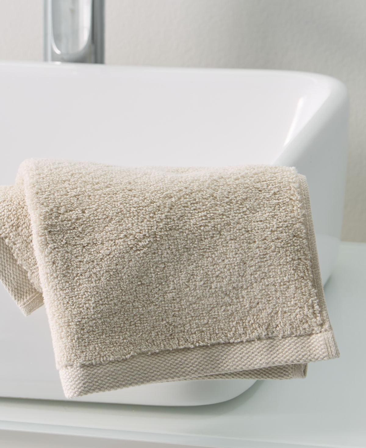Hotel Collection Luxe Washcloth, Macy's Exclusive