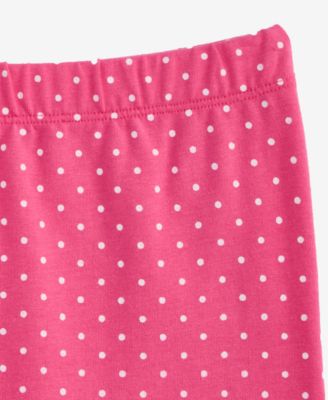 Girls' 5-20 Dot-Print Leggings