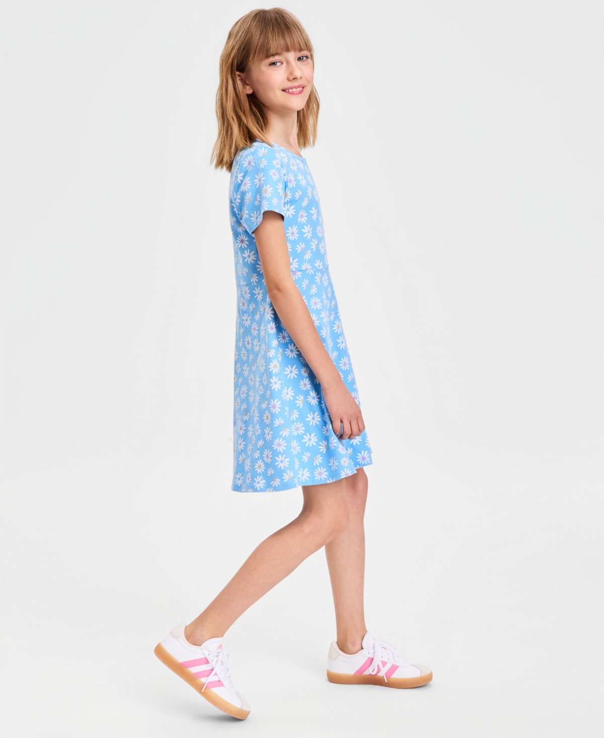 Epic Threads Girls' 5-20 Daisy-Print Knit Dress, Macy's Exclusive