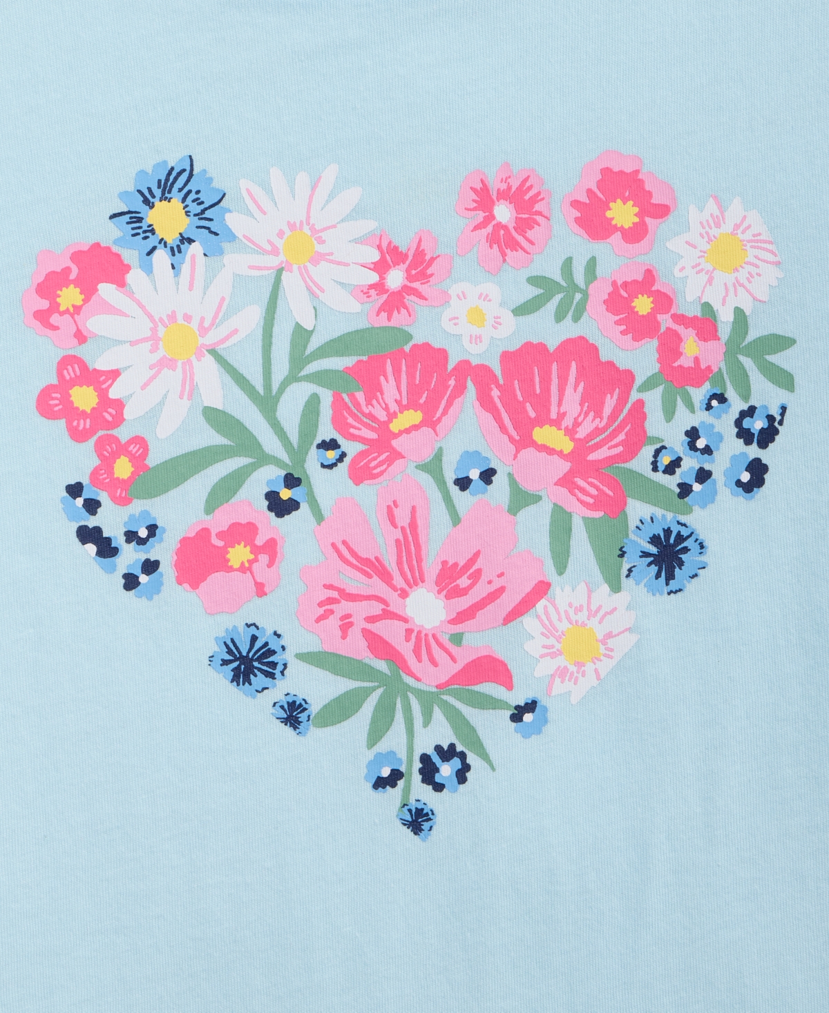 Epic Threads Girls' 5-20 Floral Heart T-Shirt, Macy's Exclusive