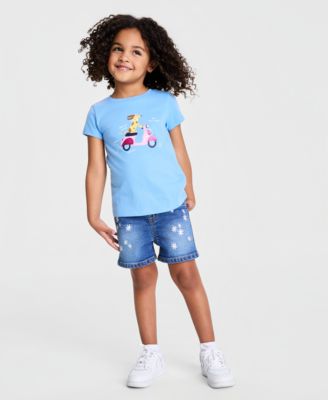 Girls' 12M-5T Scooter Pup Tee