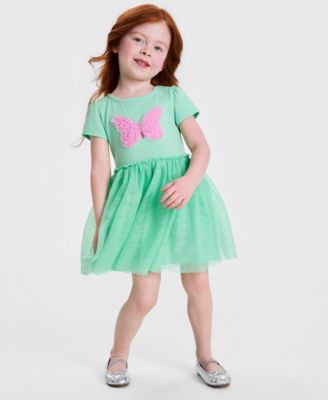 Girls' 12M-5T Butterfly Tutu Dress