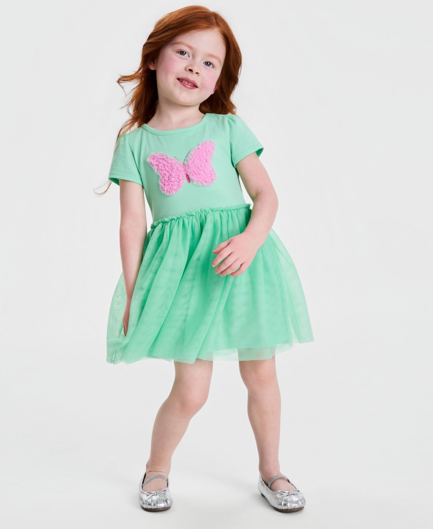 Платье Epic Threads Butterfly Tutu Dress для девочек, цвет: Мятный — фото 1