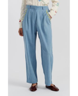 Women's Chambray Daisy Pants