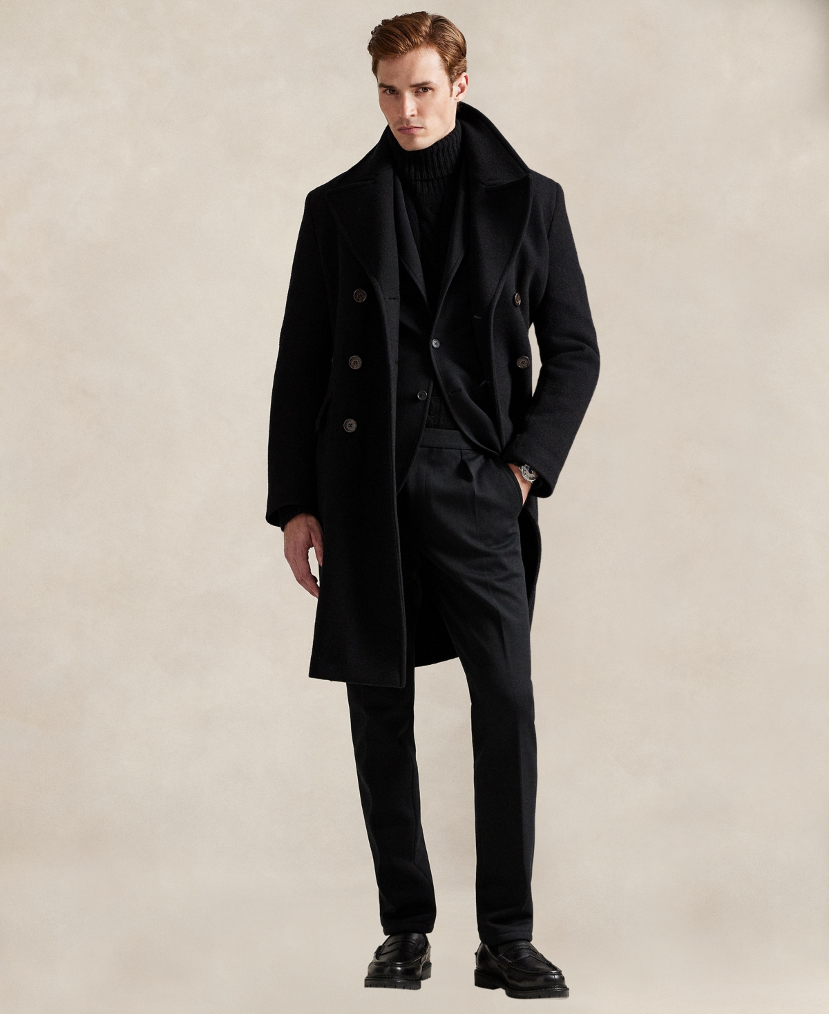 Polo Ralph Lauren Men's Double-Knit Suit Trouser Pants