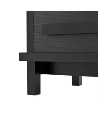 70" Black Kitchen Pantry Cabinet with 2 Shelves, 6 Doors, 3 Drawers