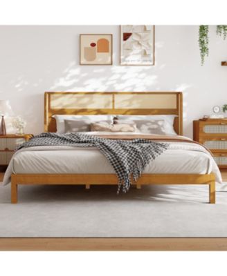 King Bed Frame with Headboard