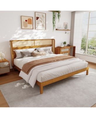 King Bed Frame with Headboard