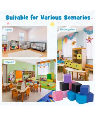 Soft Foam Play Blocks Set for Toddler Stacking and Sensory Learning