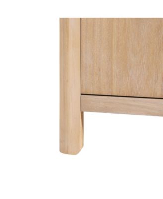 Farmhouse 4-Door Cabinet - Distressed Finish