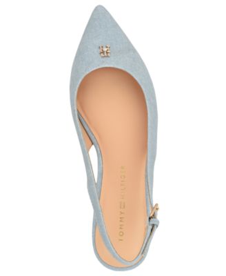 Women's Velina Pointed Toe Slingback Flats