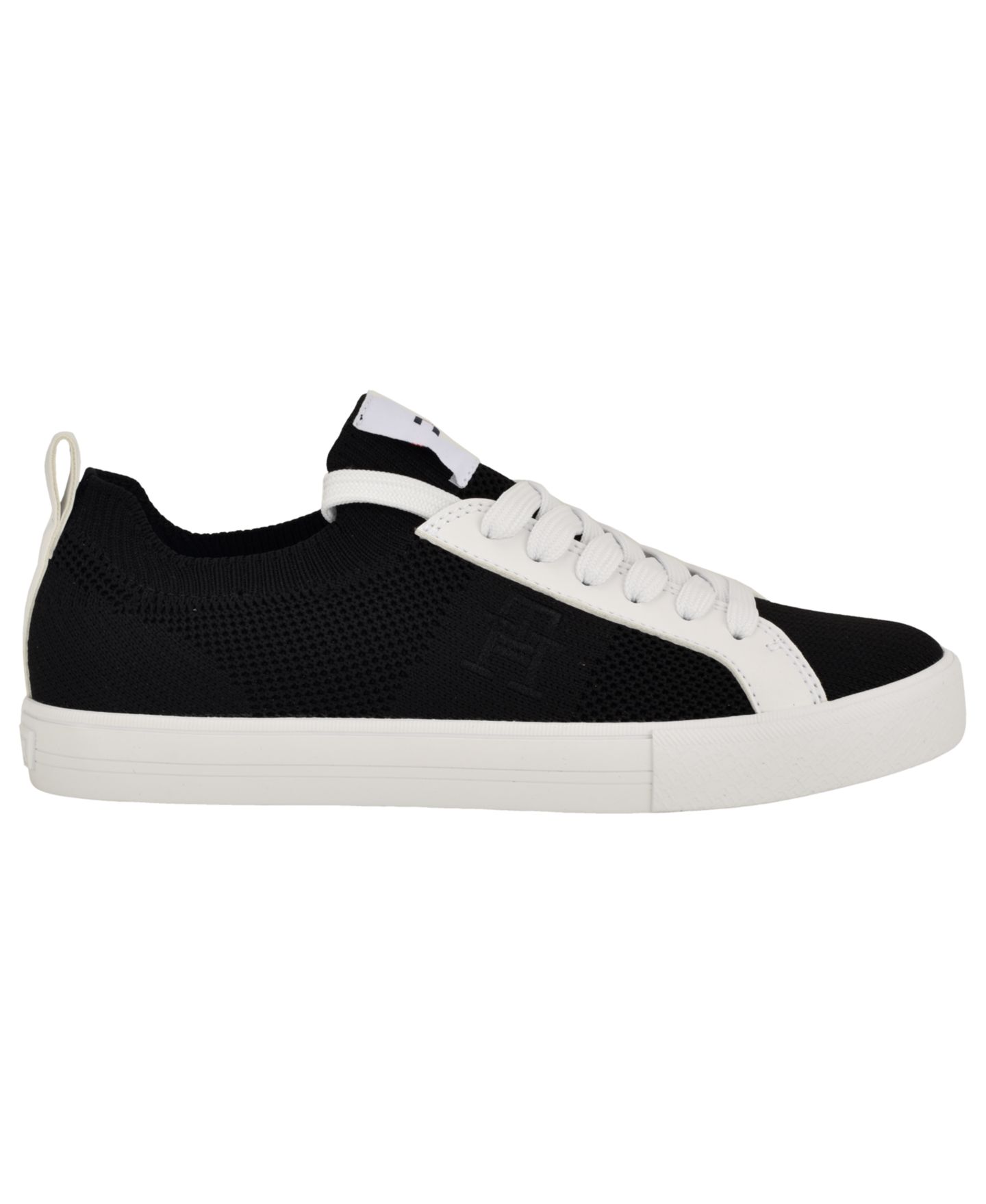 Женские кроссовки Tommy Hilfiger Ladelis Knit Lace-up, цвет: Чёрный вязаный — фото 2