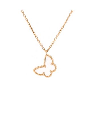 Sweet Alhambra Butterfly Pendant Necklace