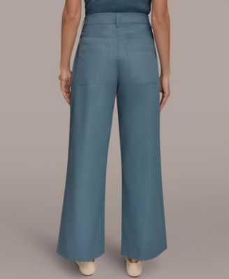 Women's High-Rise Pintuck Trousers