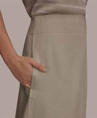 Women's Long Panel A-Line Skirt