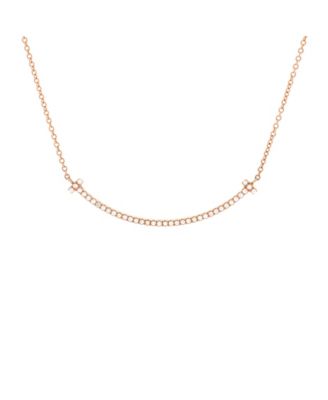 T Smile Pendant Necklace