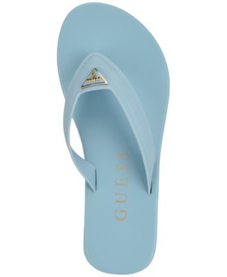Women's Candry Triangle Logo EVA Thong Flip Flops