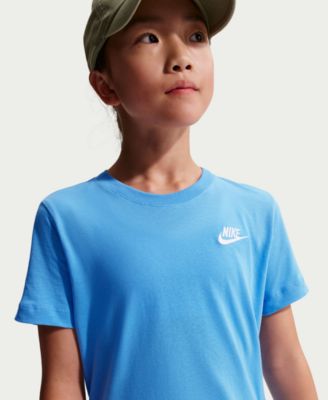  Big Kids Sportswear Embroidered Logo Graphic T-Shirt