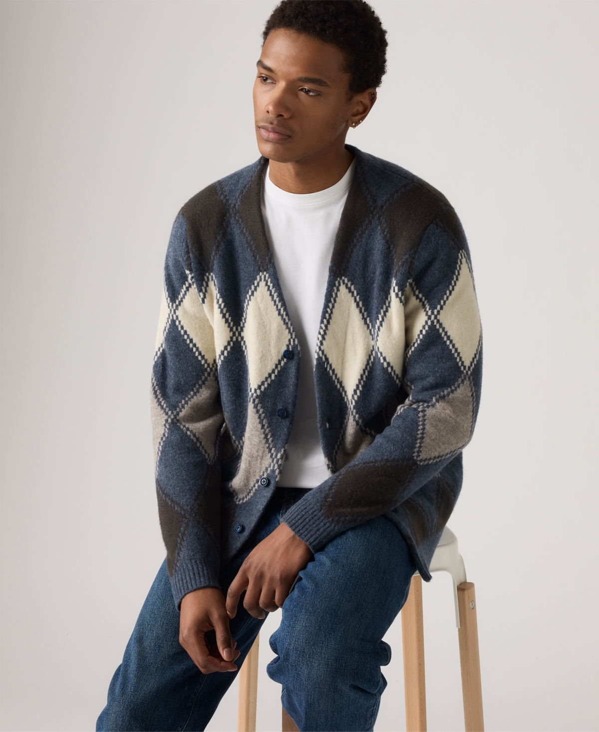 Levi's Men's Relaxed-Fit Cardigan Sweater