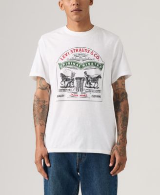 Men's Classic Short-Sleeve Graphic Crewneck T-Shirt