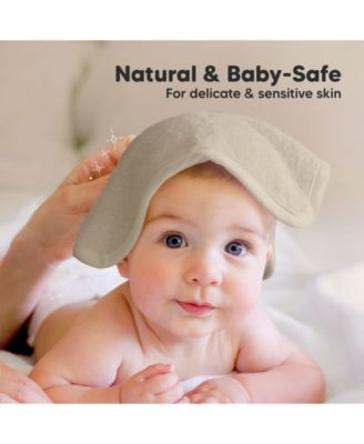 6pk Deluxe Baby Washcloths, Organic and Soft Baby Wash Cloth, Baby Bath Towel, Face Cloths