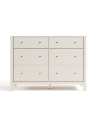 Horizon 6 Drawer Dresser - Frosted Oat