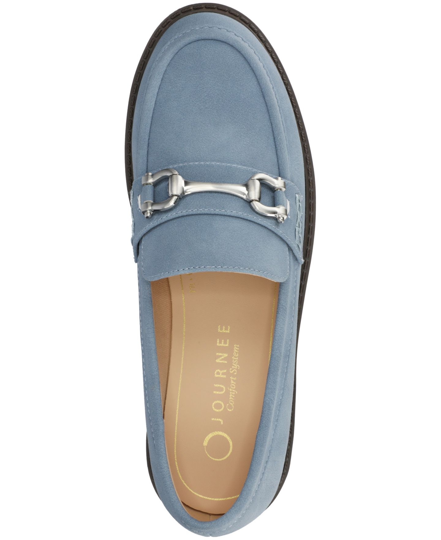 Женские туфли Journee Collection Jessamey Lug Sole, цвет: Синий — фото 4
