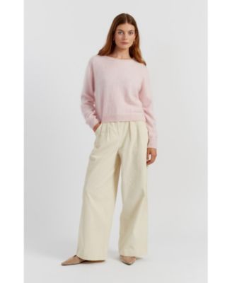 Women's Brushed Cashmere Crewneck Sweater