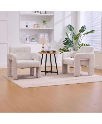 Modern Minimalist Single Armchair for Living Room, Bedroom, Office