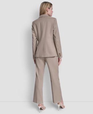 Women's Vertical Pinstripe Blazer Jacket