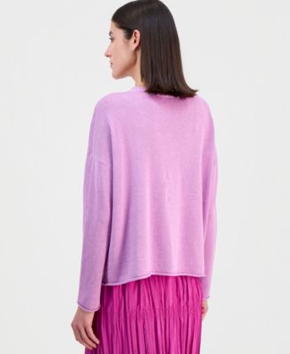 Women's Linen & Cotton Relaxed  Sweater