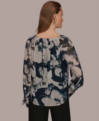 Women's Printed Long-Sleeve Top