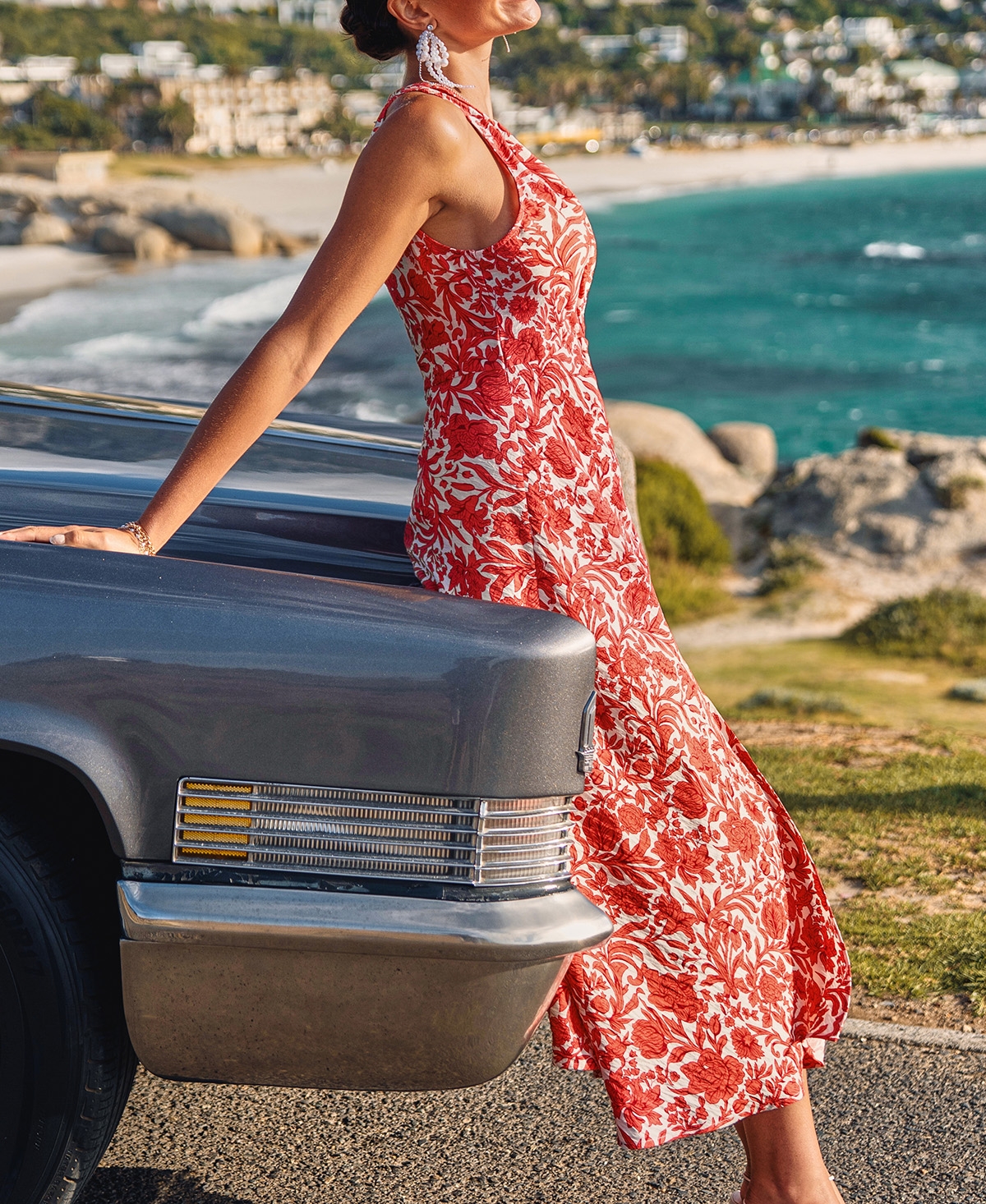 Cupshe Women's Just Swell Floral Midi Beach Dress