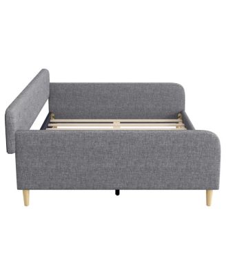 Queen Size Upholstered Daybed with 4 Support Legs