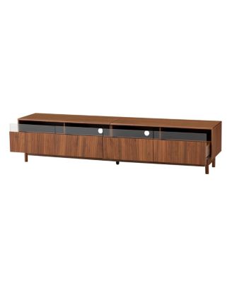 Streamdale 78" TV Stand for Living Room - Modern Entertainment Center with Drawers & Glass