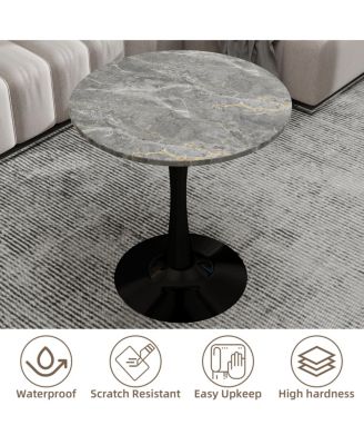 Streamdale Black Mid-Century Modern Coffee/Dining Table (27.6")