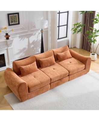  Modular Cloud Sofa, Convertible Folding Sofa Bed, Sectional Cushioned Sofa