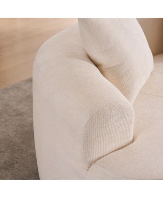  Crescent Sofa: Modern, Self-Inflating, 3-Seater