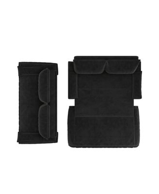 Queen Pull Out Sofa Bed, 3-in-1 Convertible Sleeper, Velvet Loveseat