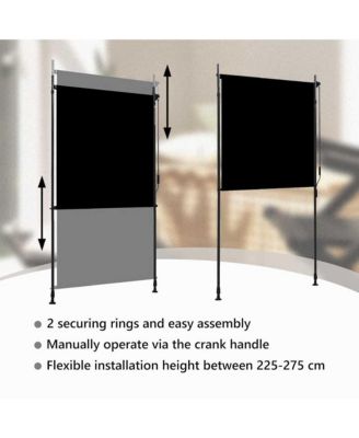 Roller Blind Polyester with PA coating 47.2 x 106.3 in