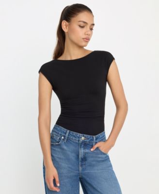 Women's Super Stretch Open Back Body Suit