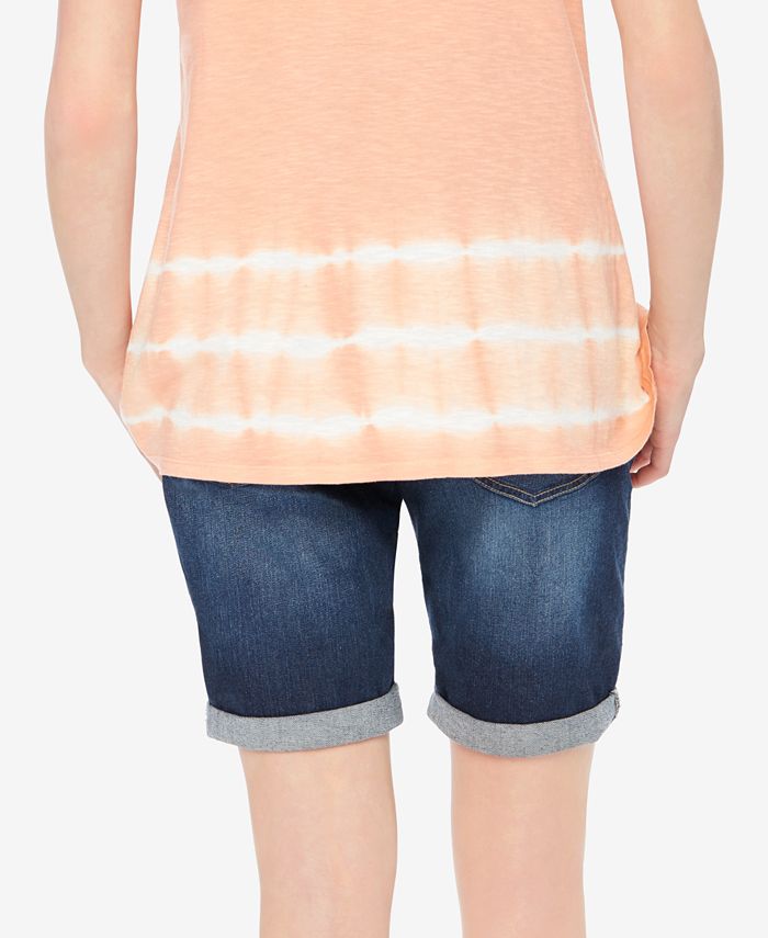Motherhood Maternity Cuffed Denim Shorts Macy's