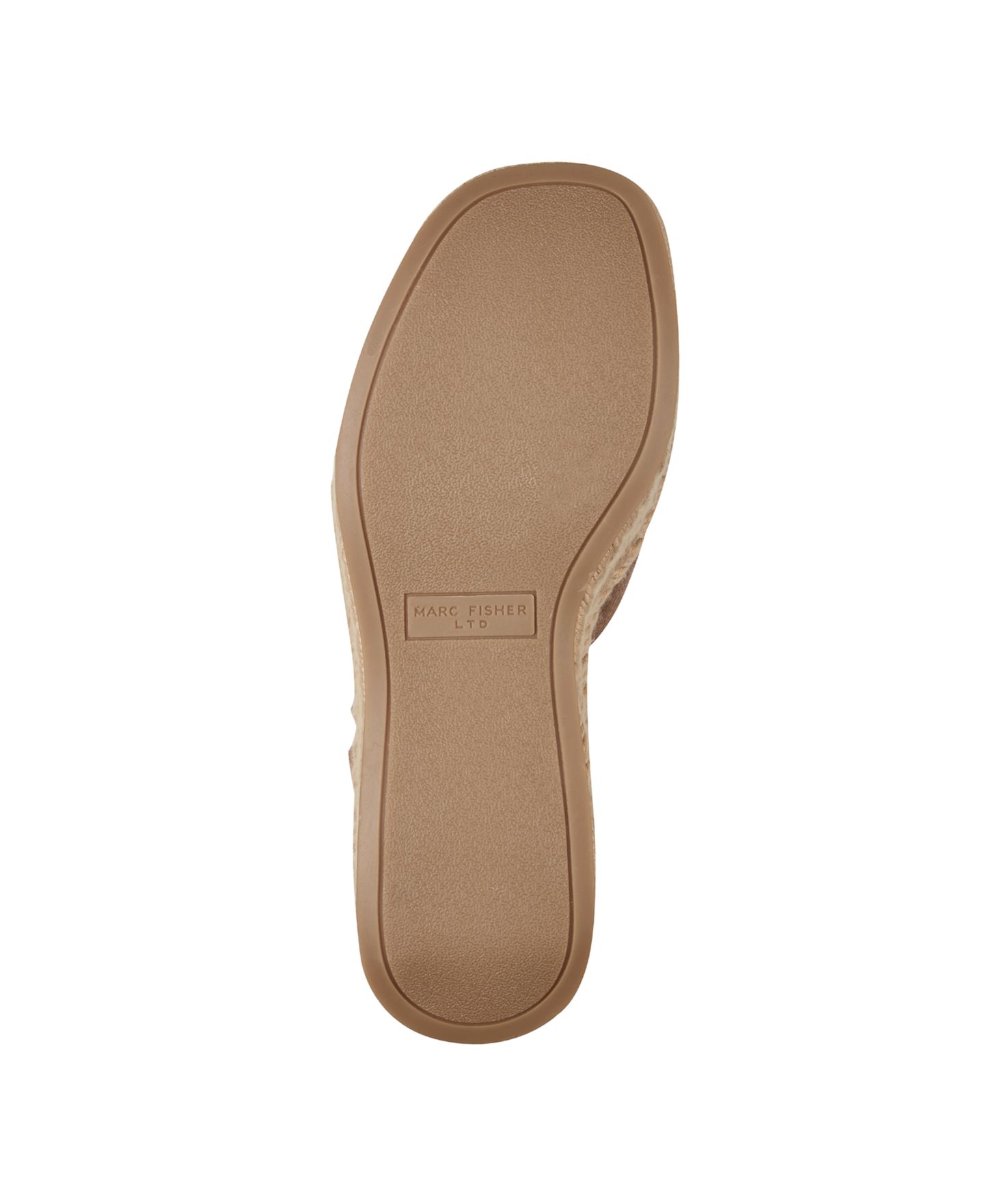 Женские сандалии Marc Fisher LTD Pasion Espadrille Platform Wedge, цвет: Коричневый замшевый — фото 5