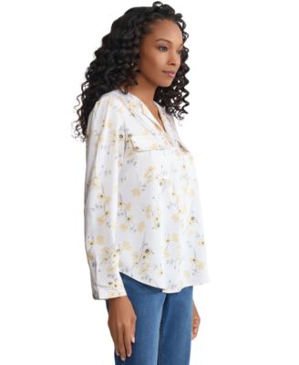 Petite Long-Sleeve Utility Top