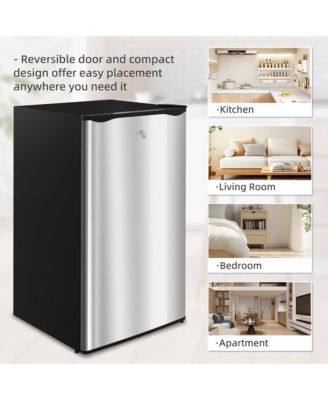 3.2 Cu. Ft. Mini Fridge with Freezer, Compact Refrigerator,
