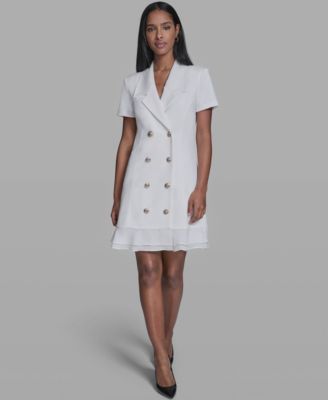 Women's Short-Sleeve Blazer Dress