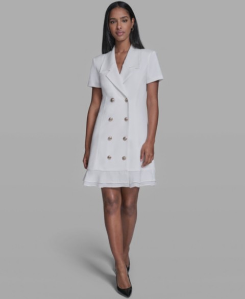 Женские платья KARL LAGERFELD PARIS Women's Short-Sleeve Blazer Dress