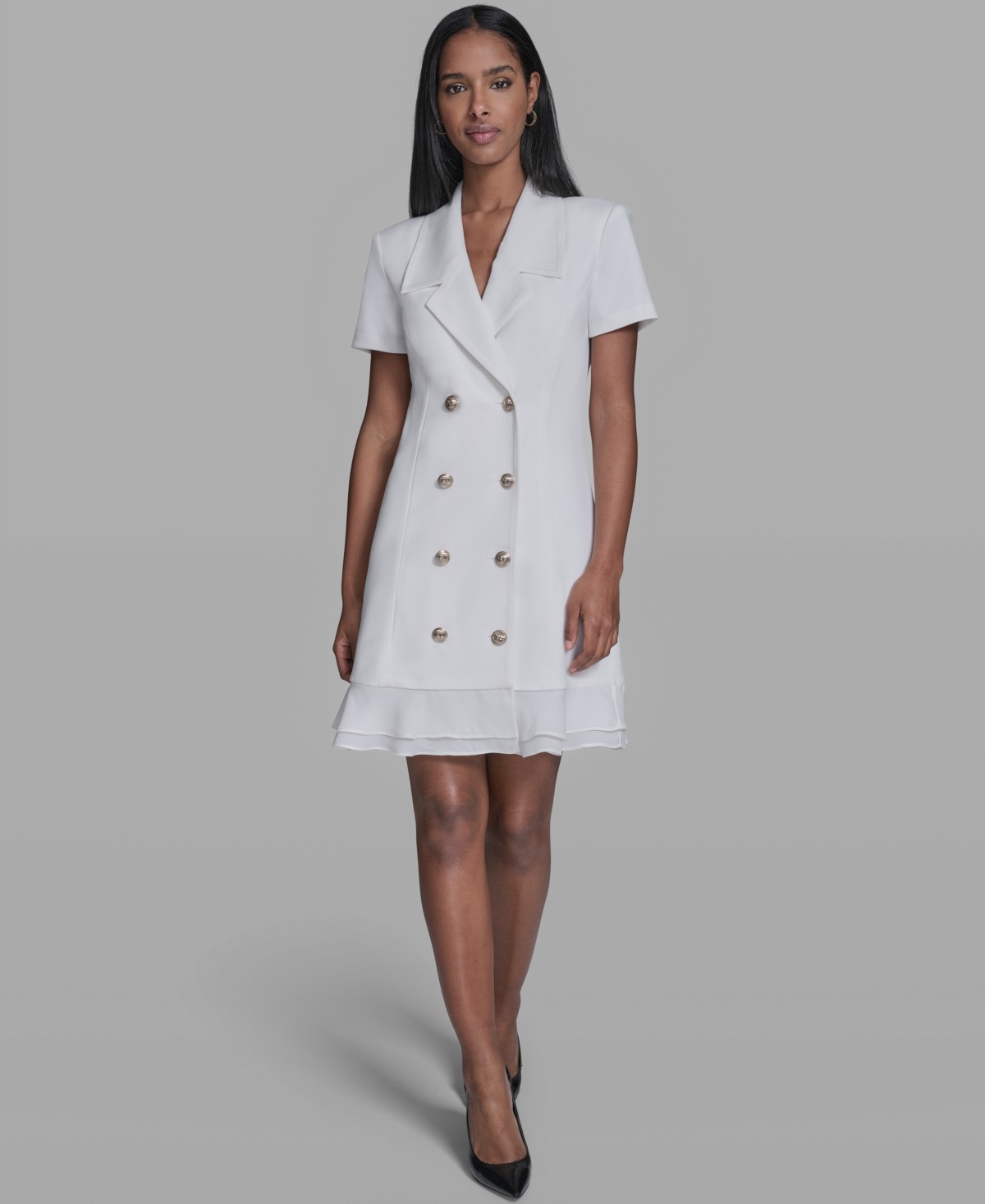 Женские платья KARL LAGERFELD PARIS Women's Short-Sleeve Blazer Dress — фото 1